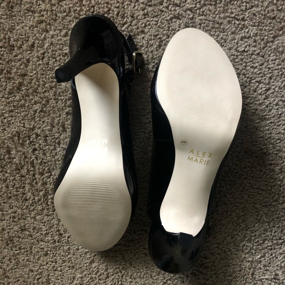 New ALEX MARIE Black Patent Heel - Picture 4 of 4